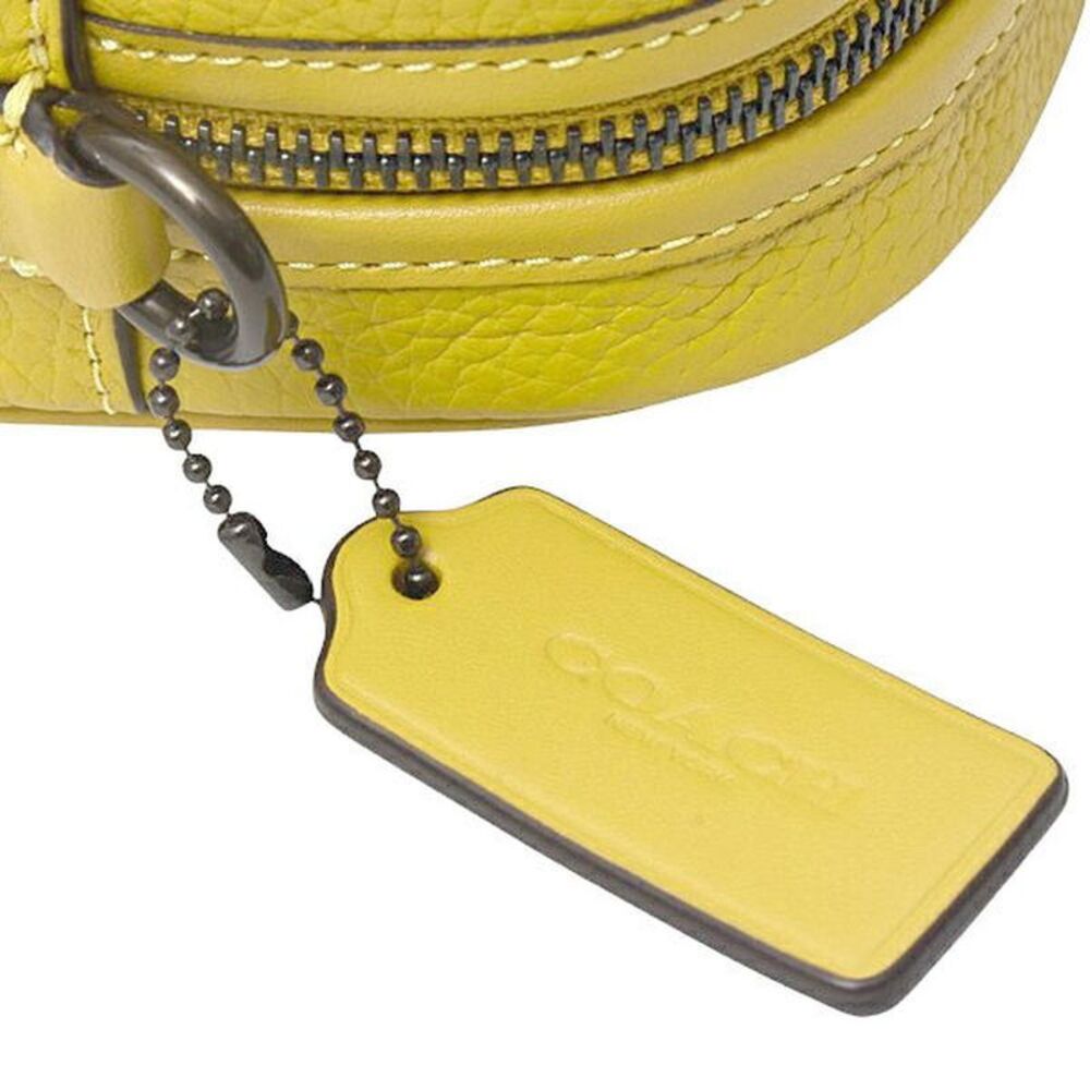 Pre Loved coach Crossbody Bag Leather Women yellow | yellow Crossbody Bags - Picture 8 of 8